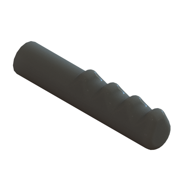 C-6650-15 Black Rubber Handle 7/8" ID
