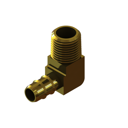 C-6700-28 Elbow 1/8" NPT Male to 1/4" Hose