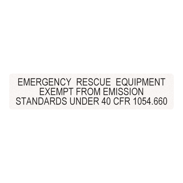 Decal-37 Decal MARK-3 EPA Exemption