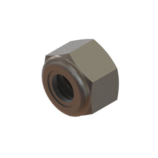 Fast-528 Nut 1/4-20 Hex Nylon Lock SS