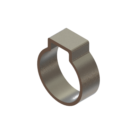 12-406N Single Ear Oetiker Clamp, .476" to .551"