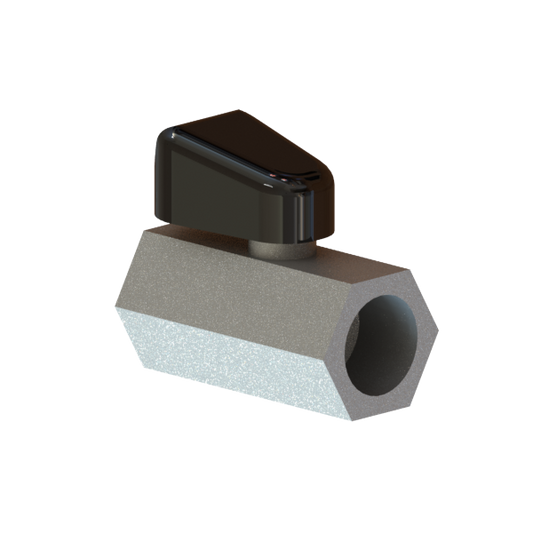 PART-348 Valve Brass Mini 3/8 NPT, Wedge