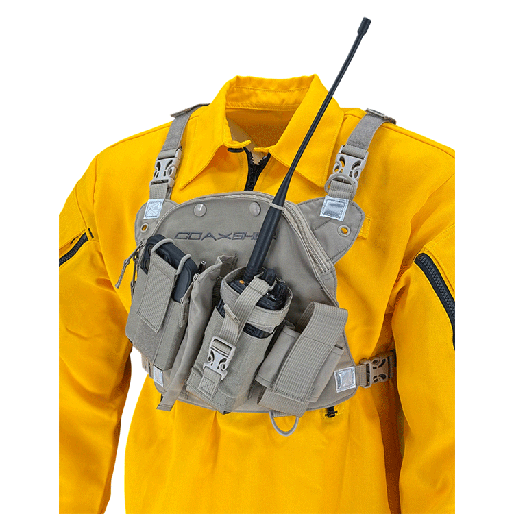 RCP-1 Pro Radio Chest Harness, Desert Tan